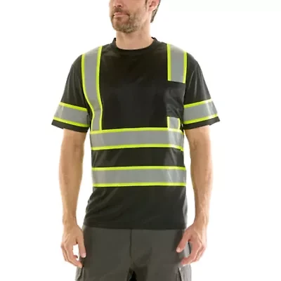 Short Sleeve High Visibility Reflective Safety Tee
