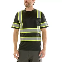 Short Sleeve High Visibility Reflective Safety Tee