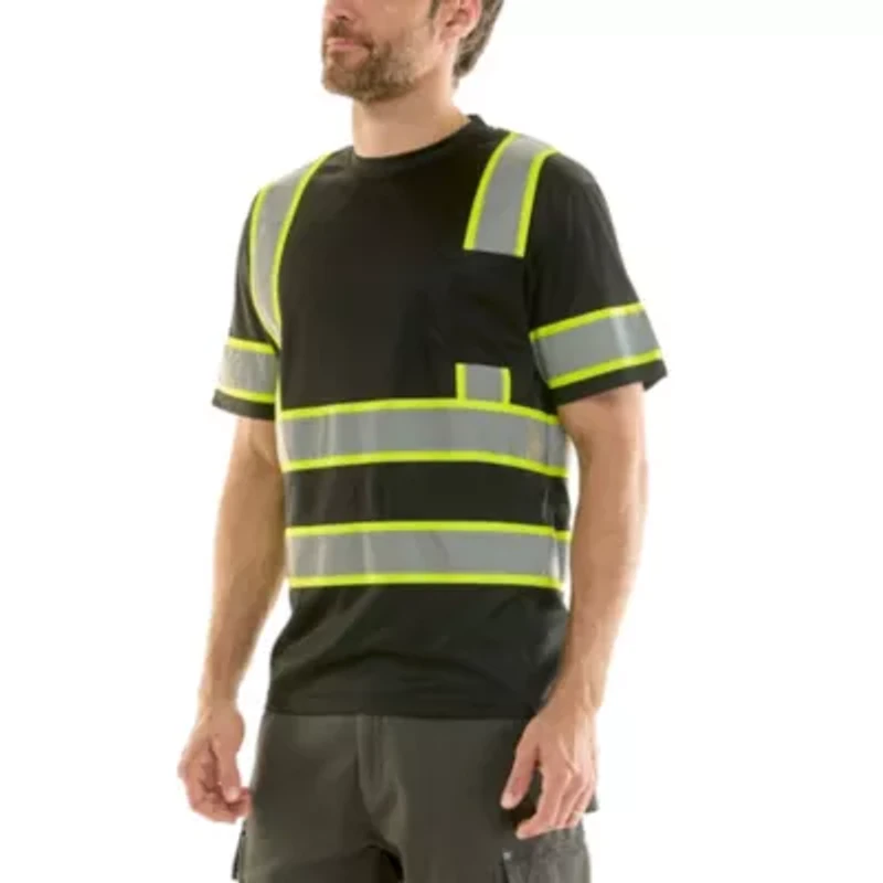 Short Sleeve High Visibility Reflective Safety Tee