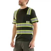 Short Sleeve High Visibility Reflective Safety Tee
