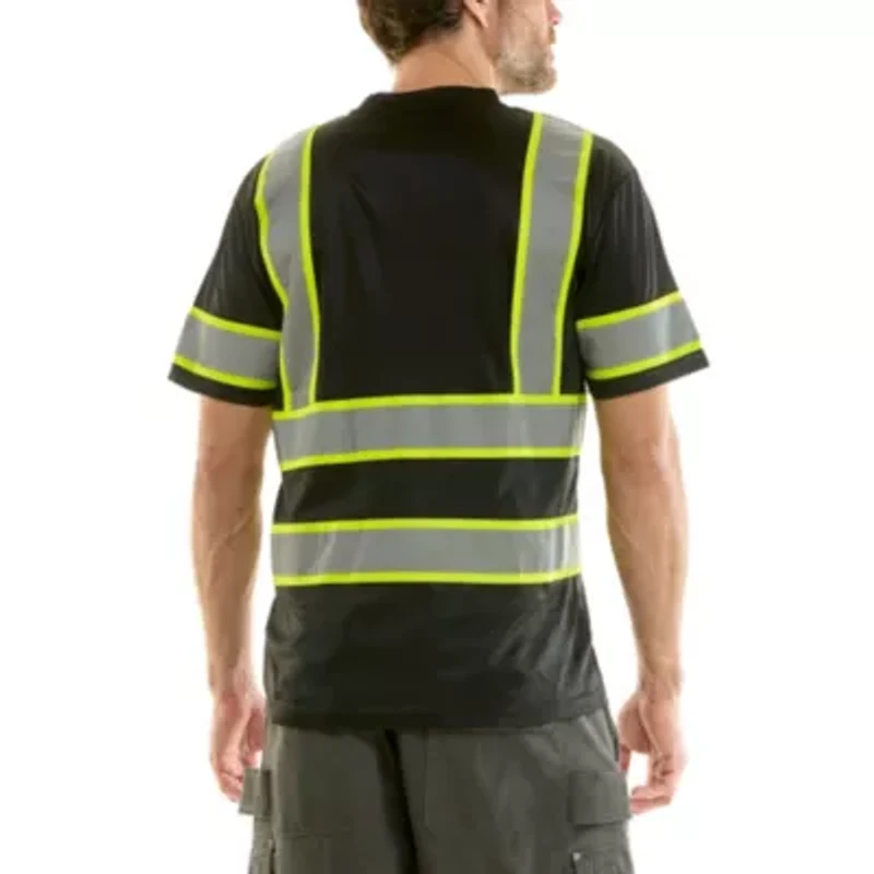 Short Sleeve High Visibility Reflective Safety Tee