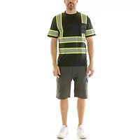 Short Sleeve High Visibility Reflective Safety Tee