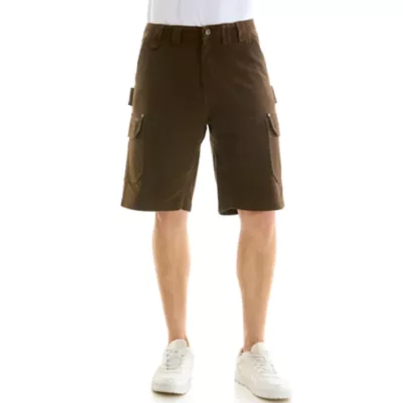 Canvas 8-Pocket Cargo Work Shorts