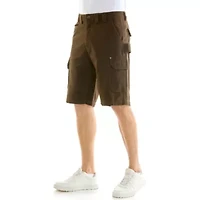 Canvas 8-Pocket Cargo Work Shorts