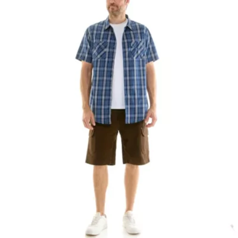 Canvas 8-Pocket Cargo Work Shorts