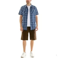 Canvas 8-Pocket Cargo Work Shorts