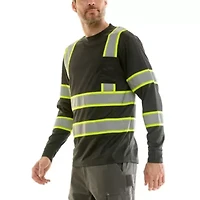 Long Sleeve High Visibility Reflective Safety Tee
