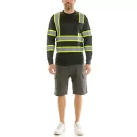 Long Sleeve High Visibility Reflective Safety Tee