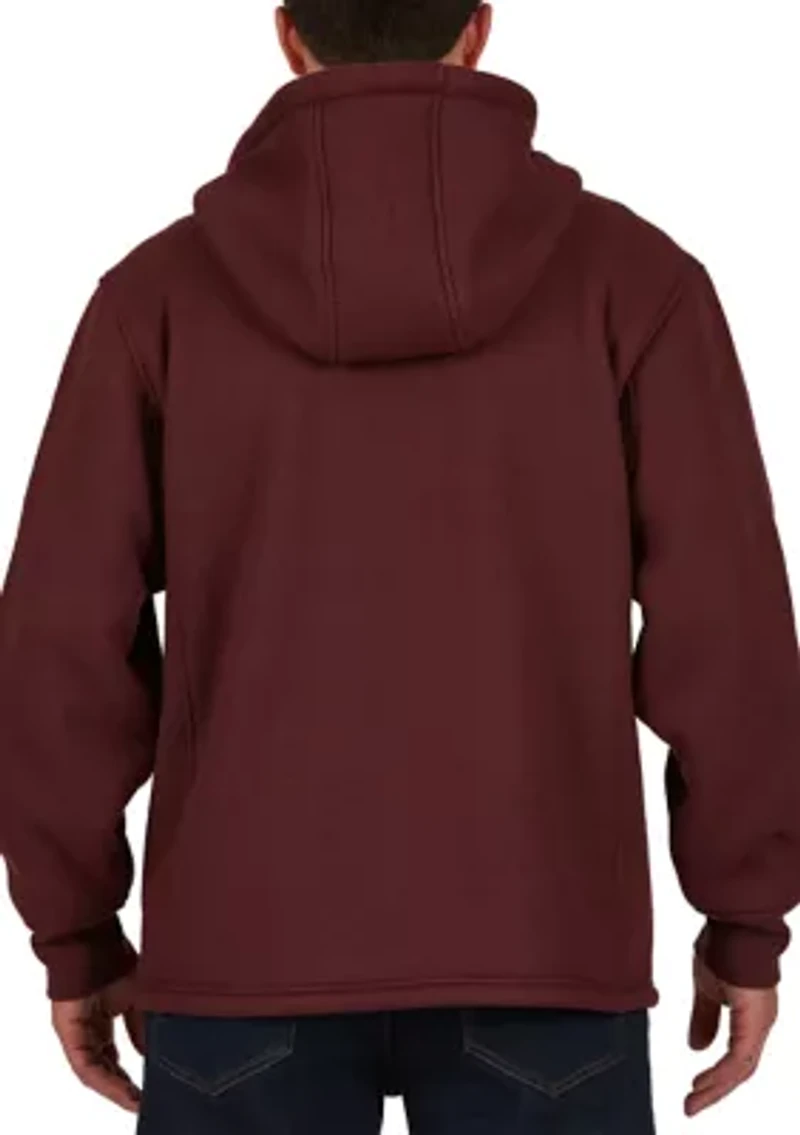 Sherpa Lined Hooded Thermal Shirt Jacket