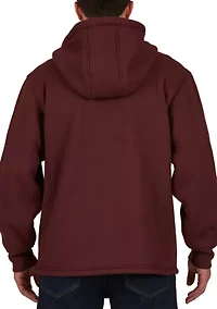 Sherpa Lined Hooded Thermal Shirt Jacket