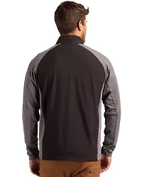 Cutter & Buck Adapt Eco Knit Hybrid Recycled Mens Big Tall Full Zip Jacket