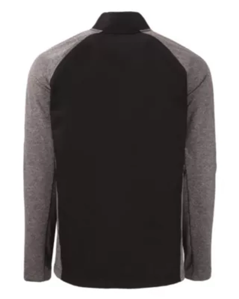 Cutter & Buck Adapt Eco Knit Hybrid Recycled Mens Big Tall Full Zip Jacket