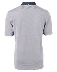 Virtue Eco Piqué Micro Stripe Recycled Mens Big & Tall Polo