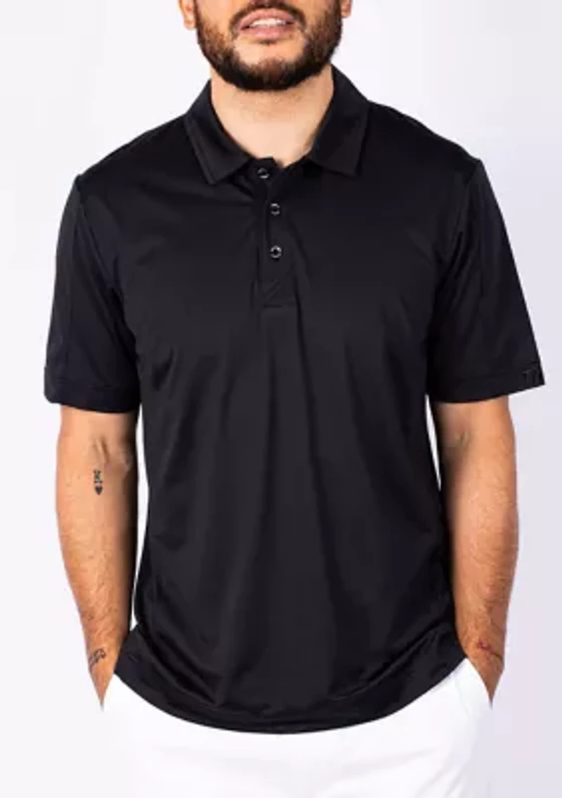 Prospect Textured Stretch Big & Tall Polo