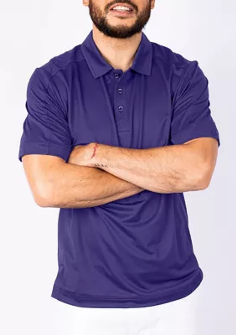 Prospect Textured Stretch Big & Tall Polo