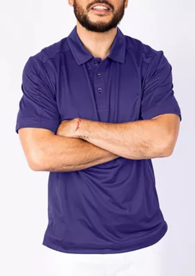 Prospect Textured Stretch Big & Tall Polo