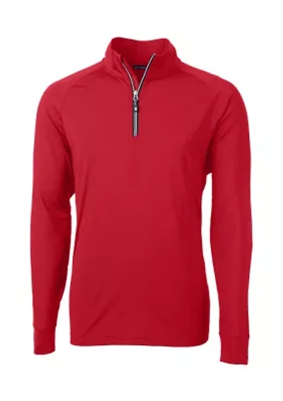 Big & Tall Adapt Eco Knit Stretch Recycled Mens and Quarter Zip Pullover