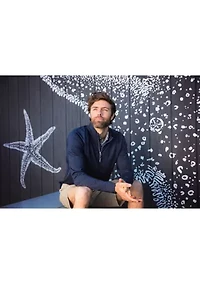 Big & Tall Adapt Eco Knit Stretch Recycled Mens and Quarter Zip Pullover