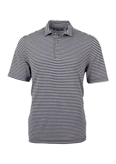 Big & Tall Virtue Eco Pique Stripe Recycled Mens and Polo