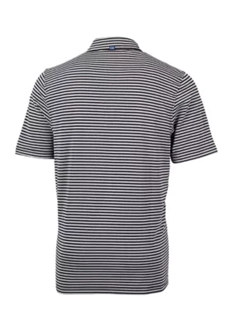 Big & Tall Virtue Eco Pique Stripe Recycled Mens and Polo