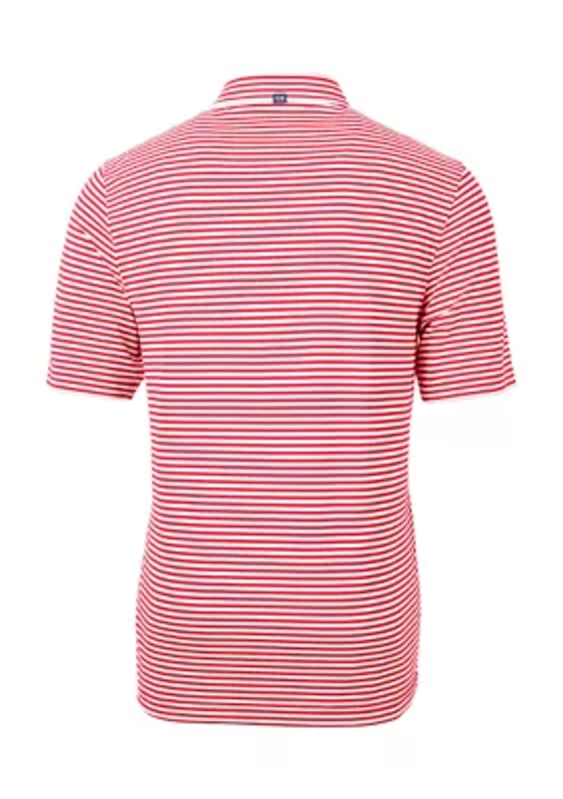 Big & Tall Virtue Eco Pique Stripe Recycled Mens and Polo