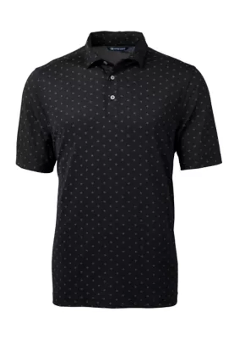 Virtue Eco Pique Tile Print Recycled Big & Tall Polo
