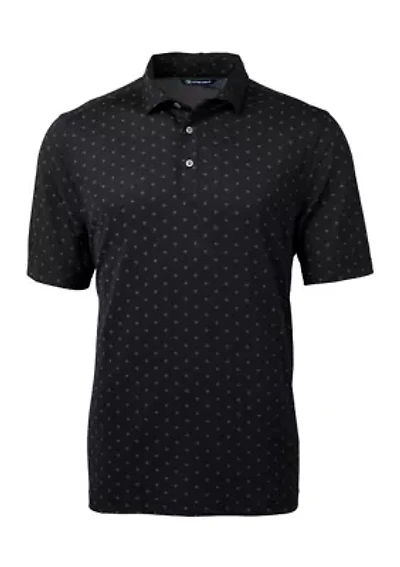Virtue Eco Pique Tile Print Recycled Big & Tall Polo