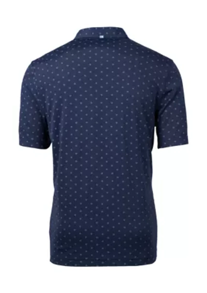 Virtue Eco Piqué Tile Print Recycled Big & Tall Polo