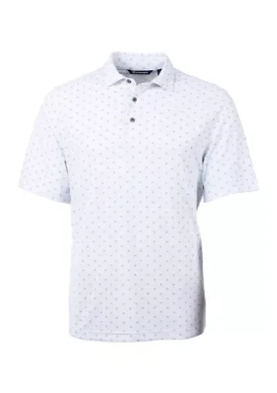 Virtue Eco Pique Tile Print Recycled Big & Tall Polo