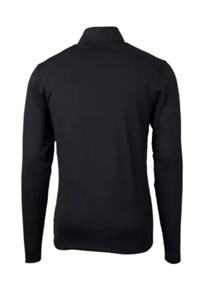 Virtue Eco Pique Recycled Quarter Zip Big & Tall Pullover