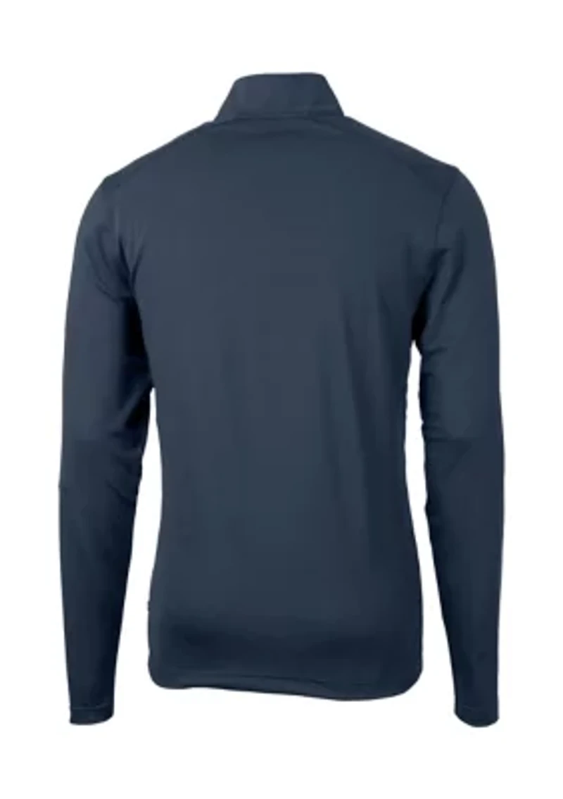 Virtue Eco Pique Recycled Quarter Zip Big & Tall Pullover