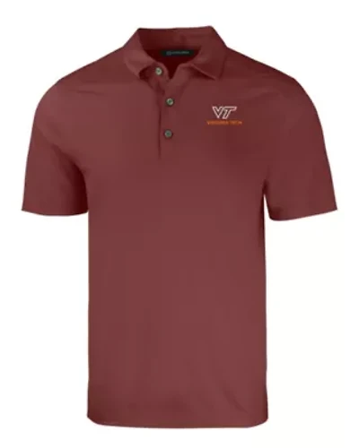 Big & Tall NCAA Virginia Tech Hokies Forge Eco Stretch Recycled Polo
