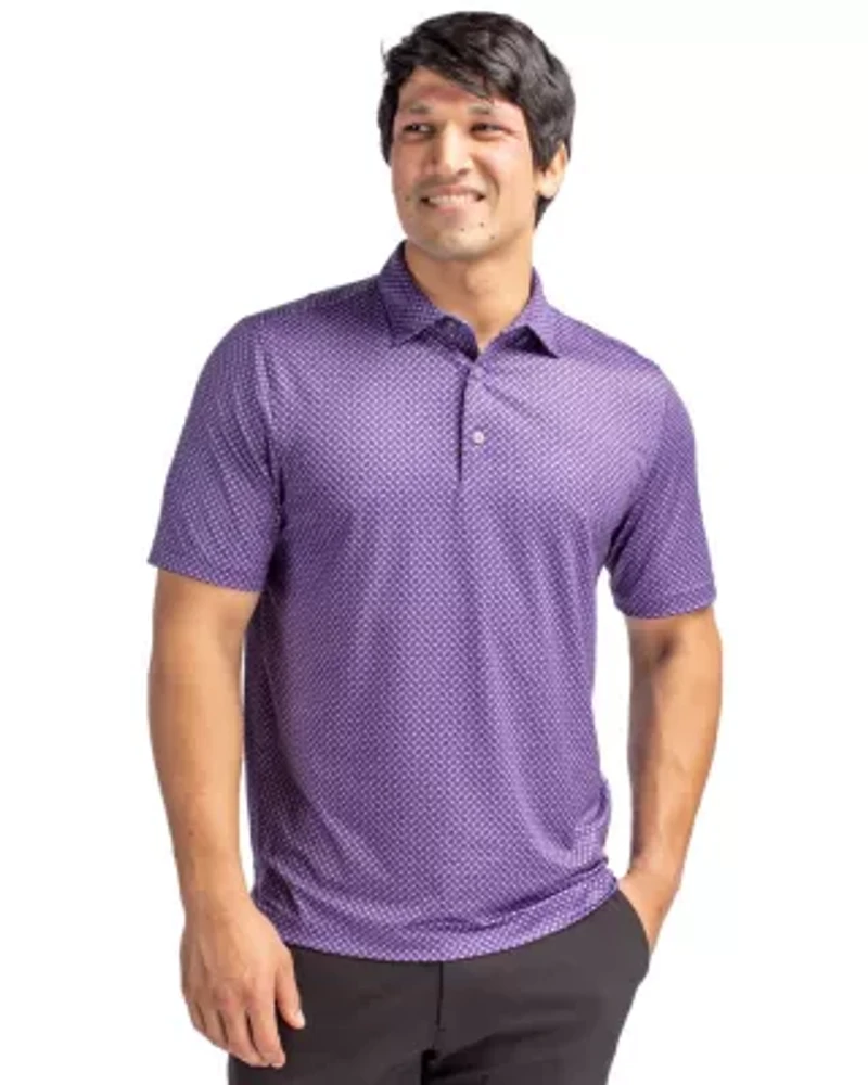 Pike Banner Print Stretch Men's Big & Tall Polo