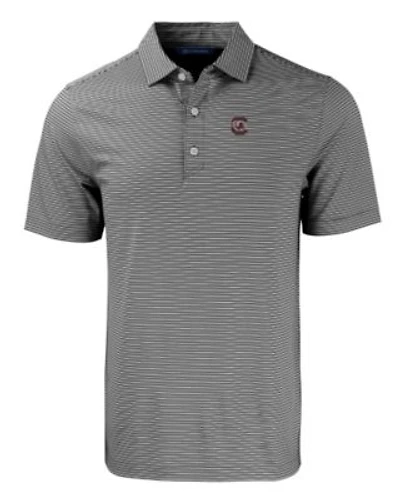 Big & Tall NCAA South Carolina Gamecocks Forge Eco Double Stripe Stretch Recycled Polo