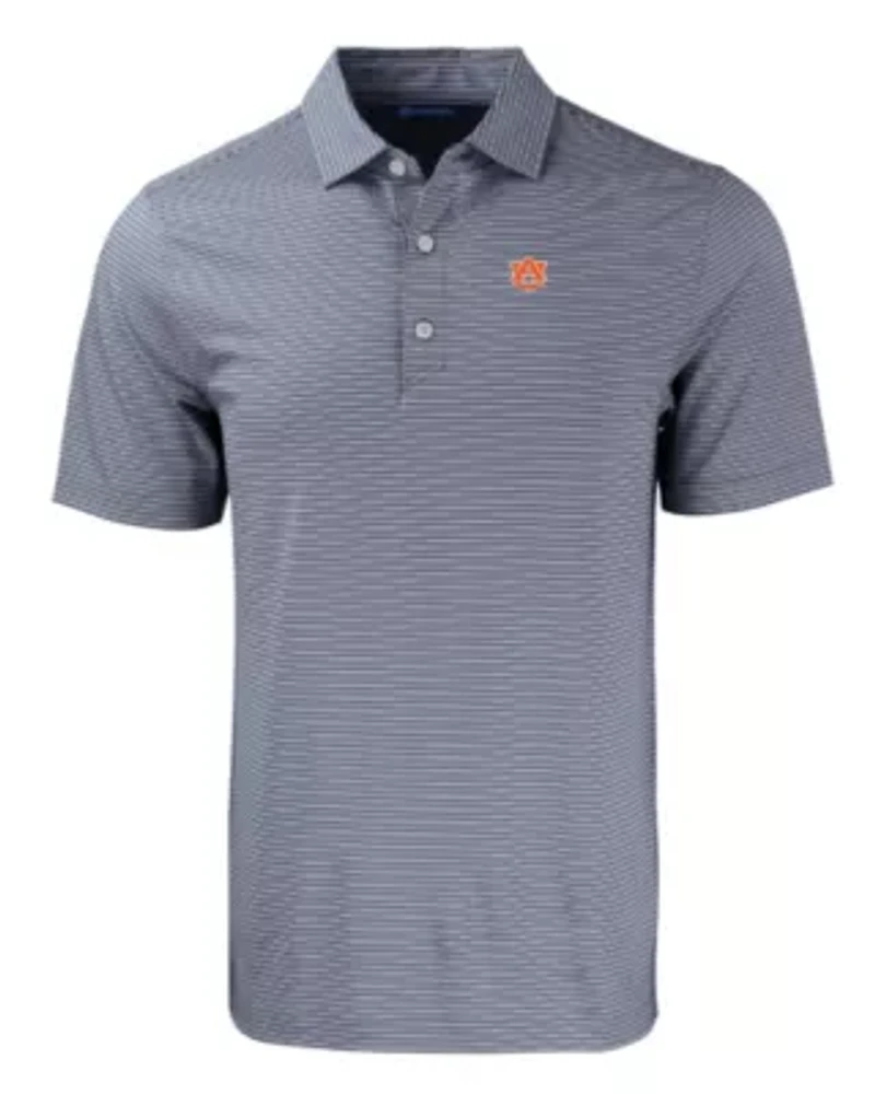 NCAA Auburn Tigers Big & Tall Forge Eco Double Stripe Stretch Recycled Polo