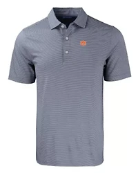 NCAA Auburn Tigers Big & Tall Forge Eco Double Stripe Stretch Recycled Polo