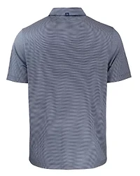 NCAA Auburn Tigers Big & Tall Forge Eco Double Stripe Stretch Recycled Polo