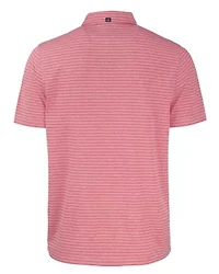 Big & Tall NCAA Alabama Crimson Tide Forge Eco Heather Stripe Stretch Recycled Polo