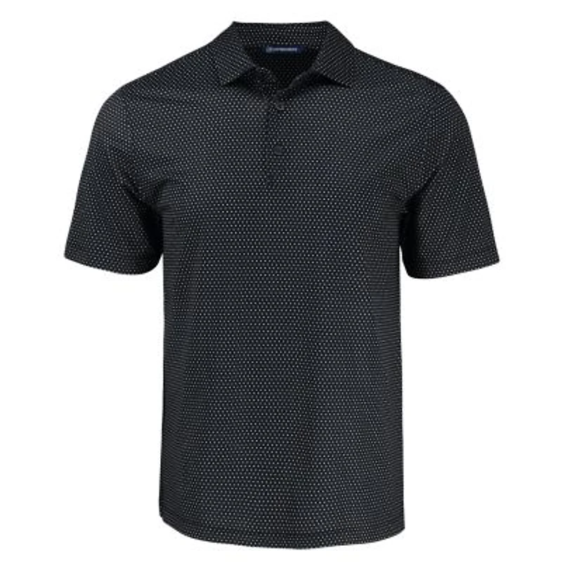 Cutter & Buck Pike Eco Shadow Check Print Recycled Mens Big Tall Polo