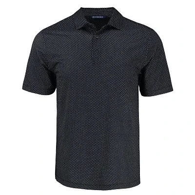 Cutter & Buck Pike Eco Shadow Check Print Recycled Mens Big Tall Polo