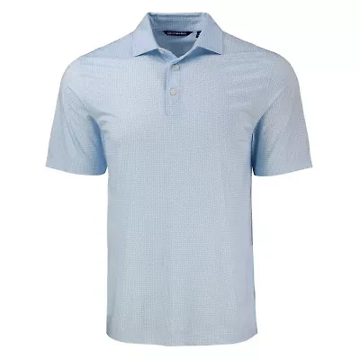 Cutter & Buck Pike Eco Diamond Dot Print Recycled Mens Big Tall Polo