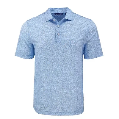 Cutter & Buck Pike Eco Flora Print Recycled Mens Big Tall Polo