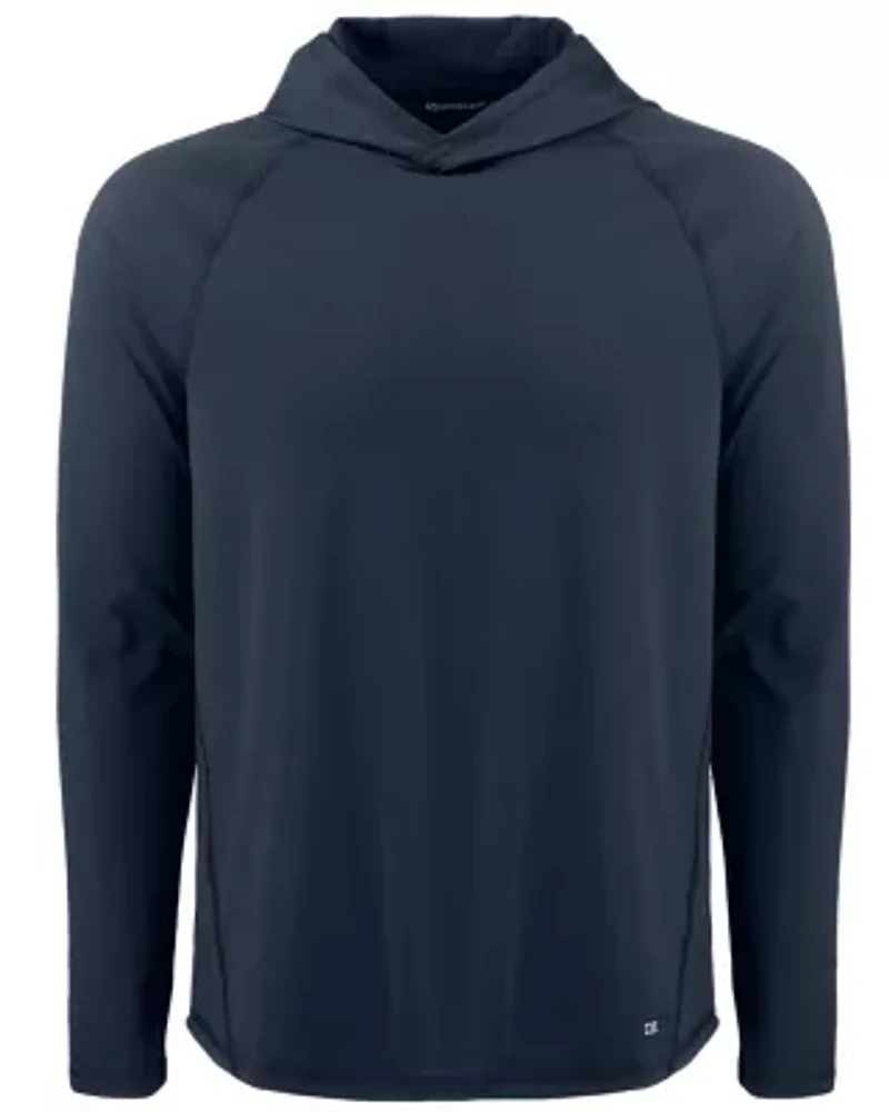 Cutter & Buck Prospect Recycled Featherlight Stretch Mens Big Tall Hooded Pullover