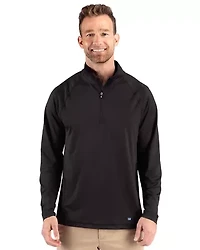 Cutter & Buck Prospect Recycled Featherlight Stretch Mens Big Tall Quarter Zip