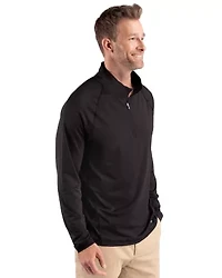 Cutter & Buck Prospect Recycled Featherlight Stretch Mens Big Tall Quarter Zip