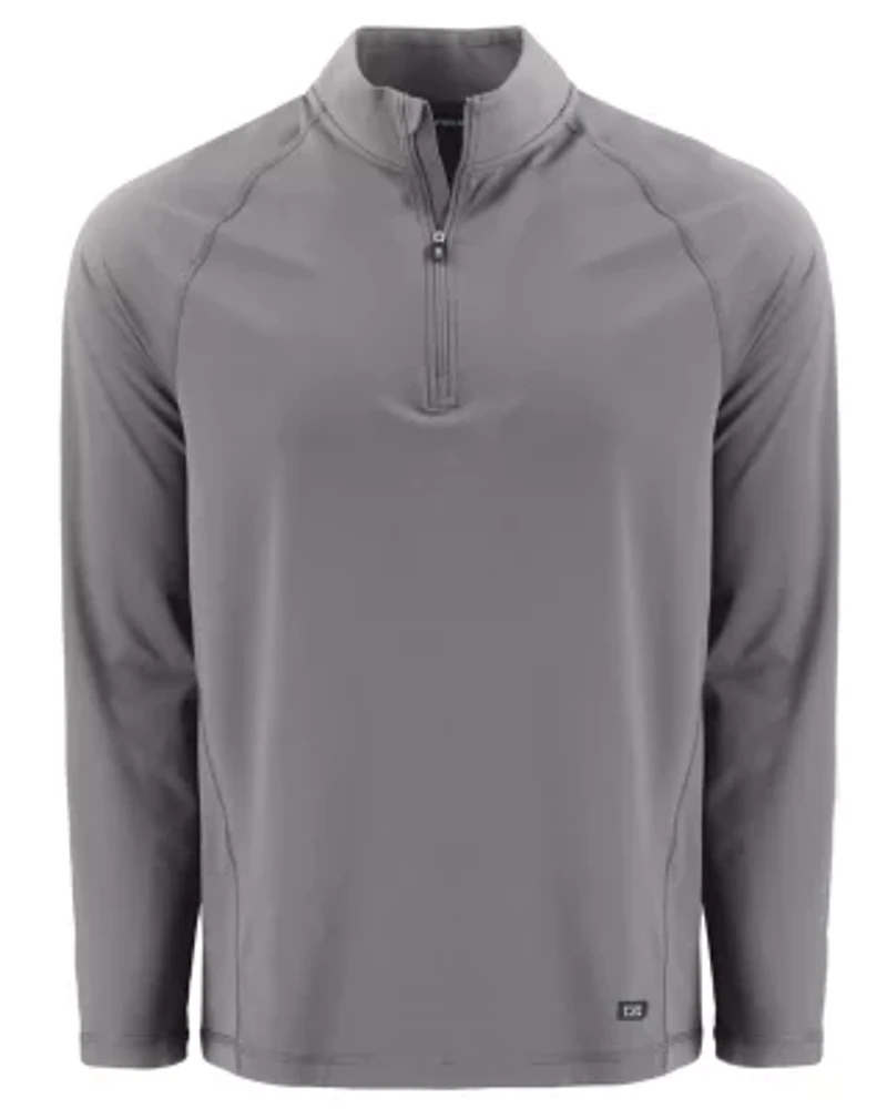 Cutter & Buck Prospect Recycled Featherlight Stretch Mens Big Tall Quarter Zip