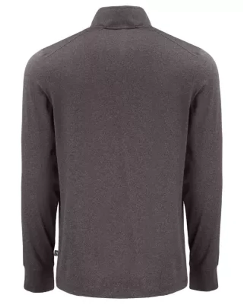 Cutter & Buck Forge Recycled Four-Way Stretch Mens Big Tall Quarter Zip Pullover