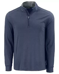 Cutter & Buck Forge Recycled Four-Way Stretch Mens Big Tall Quarter Zip Pullover
