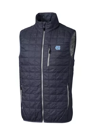 NCAA Heathered North Carolina Tar Heels Big & Tall Rainier PrimaLoft Eco Full-Zip Puffer Vest