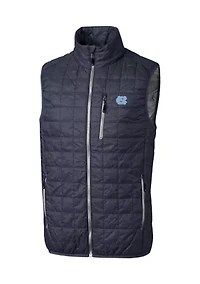 NCAA Heathered North Carolina Tar Heels Big & Tall Rainier PrimaLoft Eco Full-Zip Puffer Vest